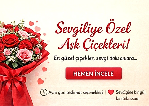 Sevgiliye �i�ek